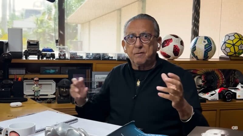 Galvão Bueno diz que Vinícius Júnior é melhor que Haaland