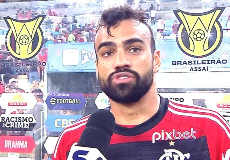 Fabrício Bruno em entrevista para o Premiere após Flamengo x Cruzeiro