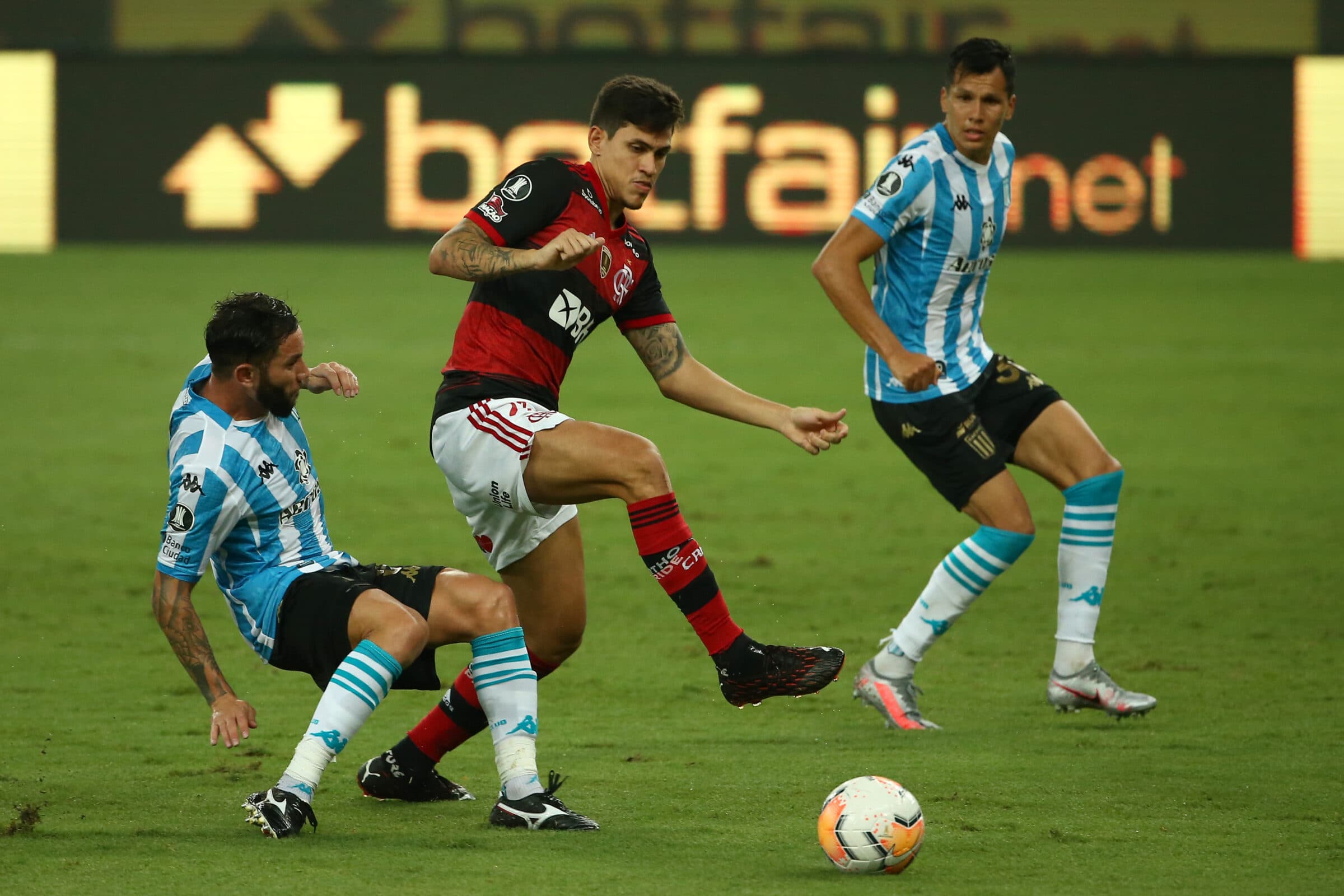 Pedro em Flamengo x Racing