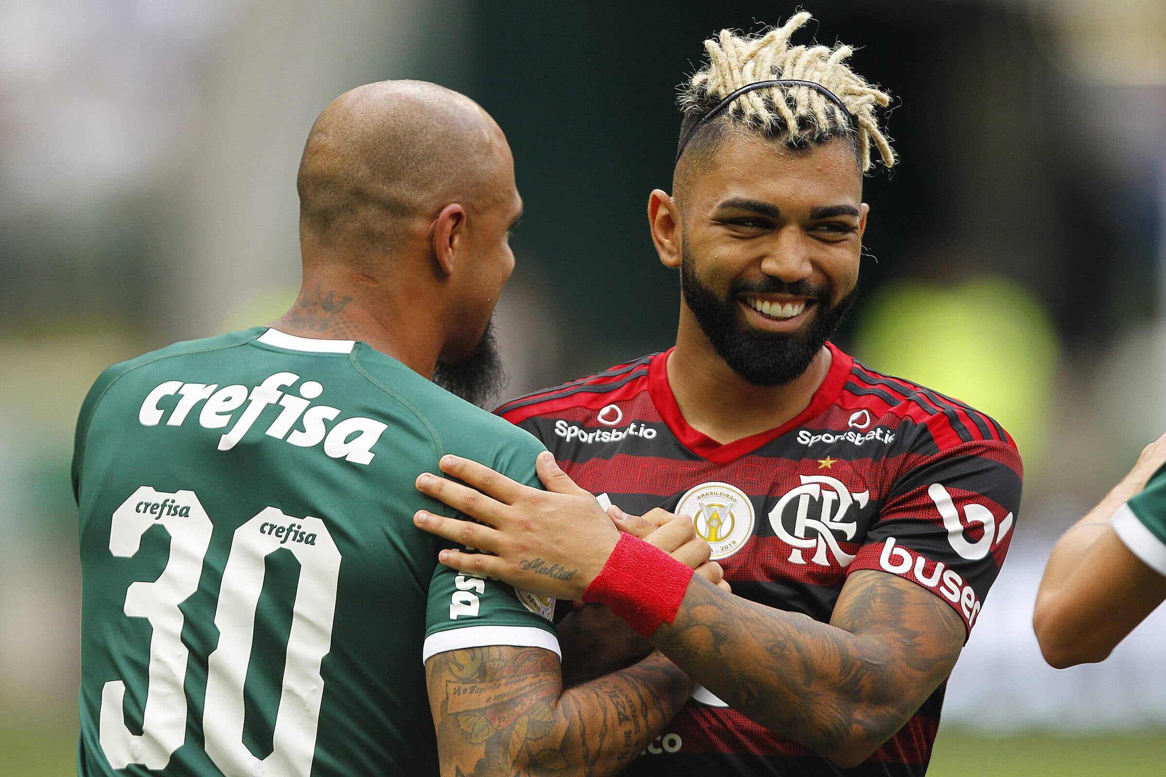 Gabigol e Felipe Melo
