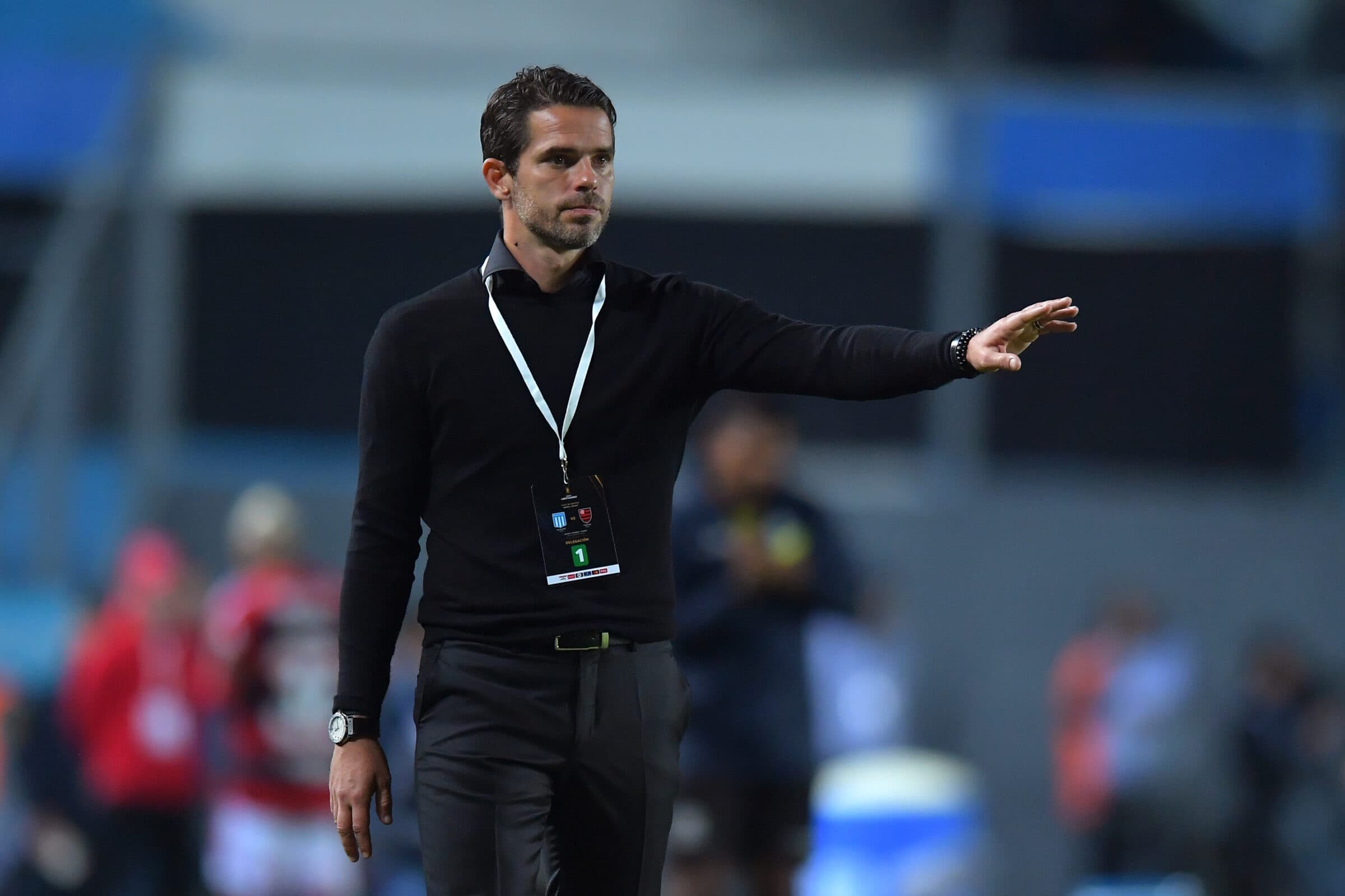 Fernando Gago, técnico do Racing, contra o Flamengo