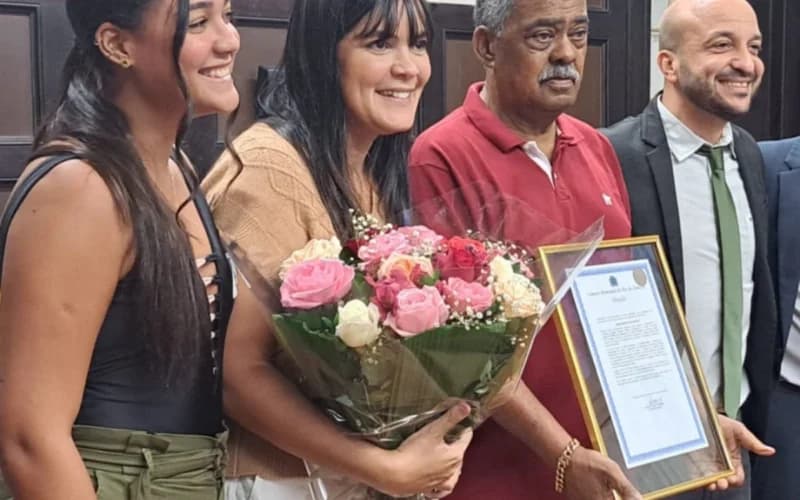 Chefe de Segurança do Flamengo, Pinheiro recebe homenagem na Câmara Municipal do Rio de Janeiro