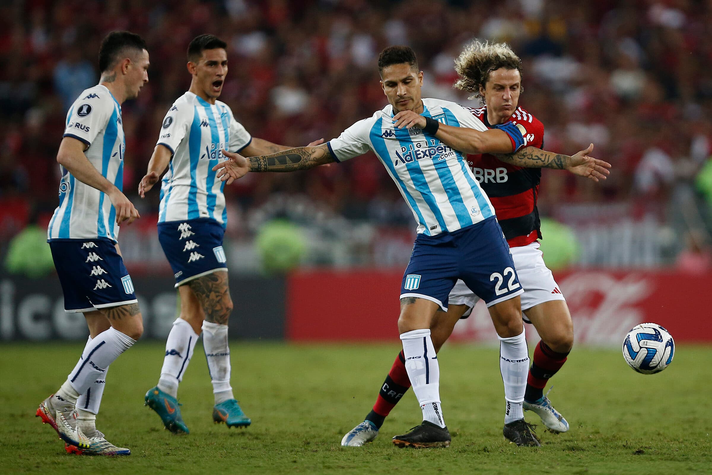 Paolo Guerrero Flamengo v Racing Club - Copa CONMEBOL Libertadores 2023