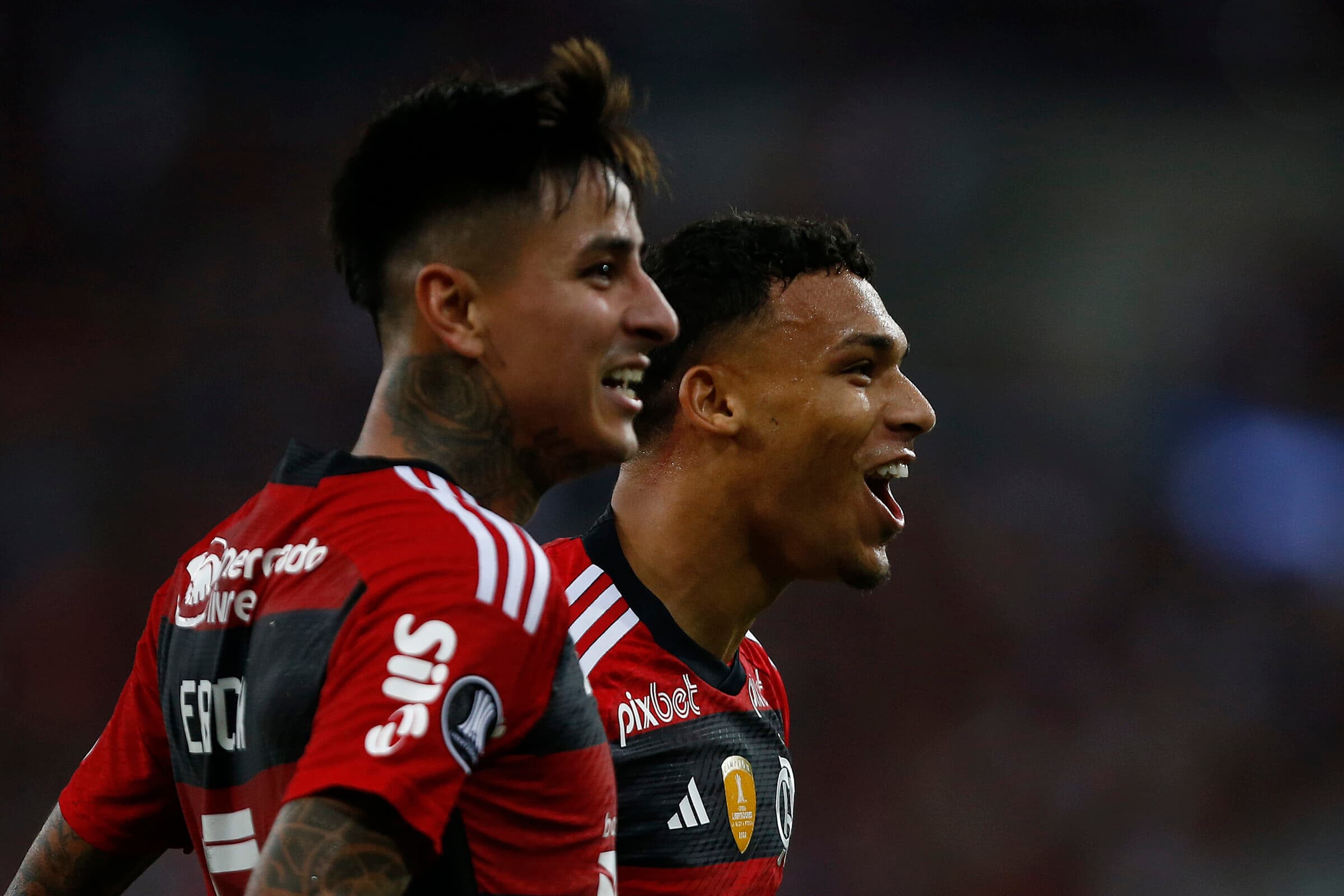 Victor Hugo Flamengo v Racing Club - Copa CONMEBOL Libertadores 2023