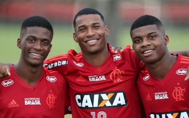 Jean Lucas nos tempos de Flamengo