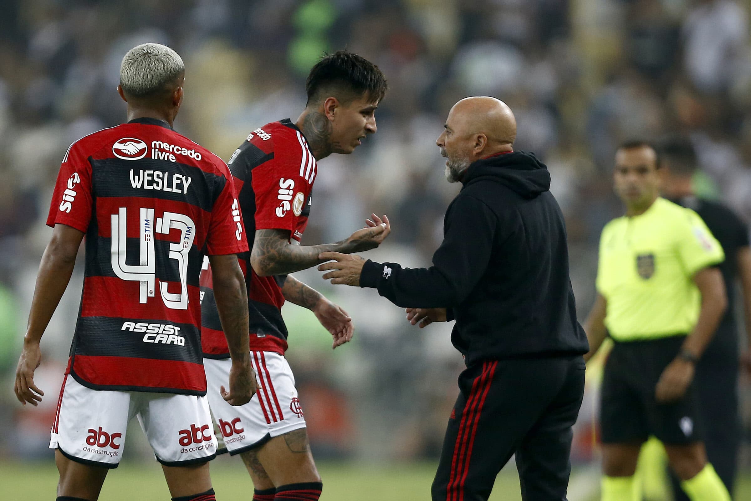 Pulgar é um dos pilares de Jorge Sampaoli no Flamengo