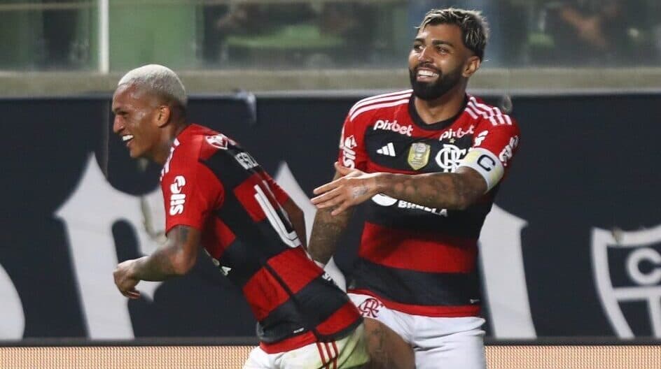 Wesley decidiu a contenda entre Flamengo e Atlético Mineiro