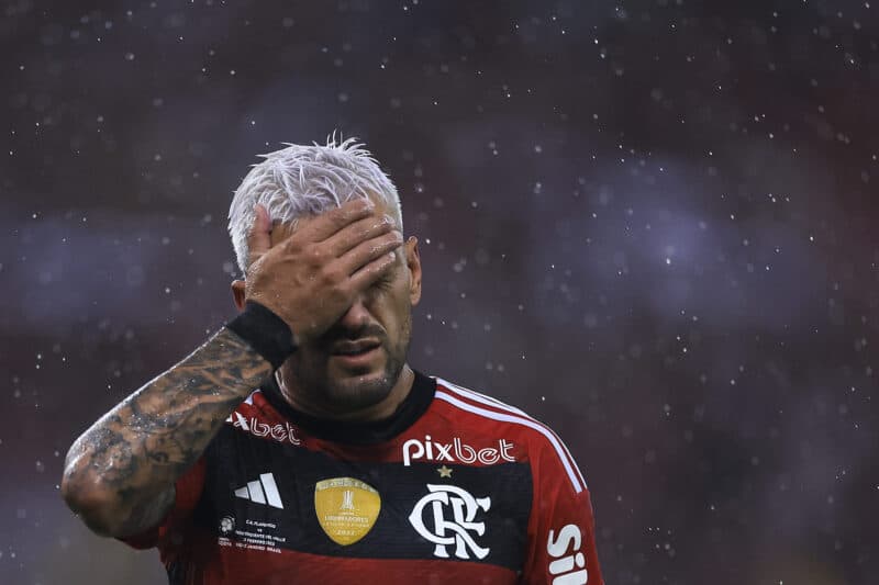 Arrascaeta em ação pelo Flamengo