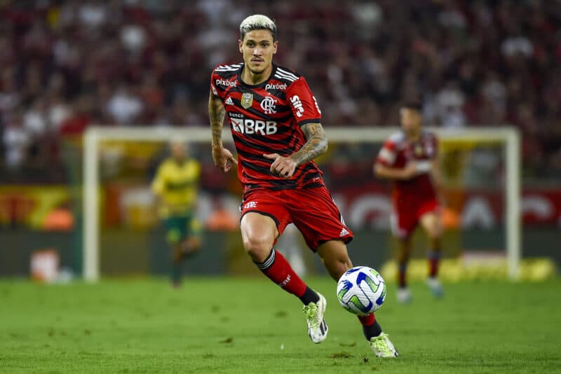 Durante negociações, Benfica esteve disposto a reunir com o Flamengo por Pedro, com intermediação de Giuliano Bertolucci. Clube negou a proposta dos portugueses