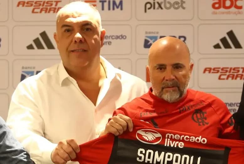 Gerente apoiador do trabalho de Jorge Sampaoli entrou em conflito de opiniões com diretoria do Flamengo e Rodolfo Landim precisou intervir