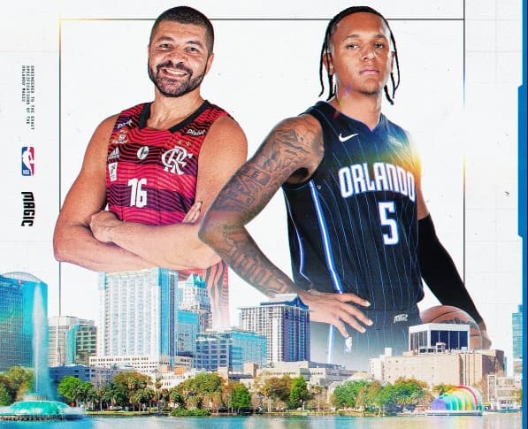 Orlando Magic e Flamengo se enfrentam nesta sexta, na pré-temporada da NBA