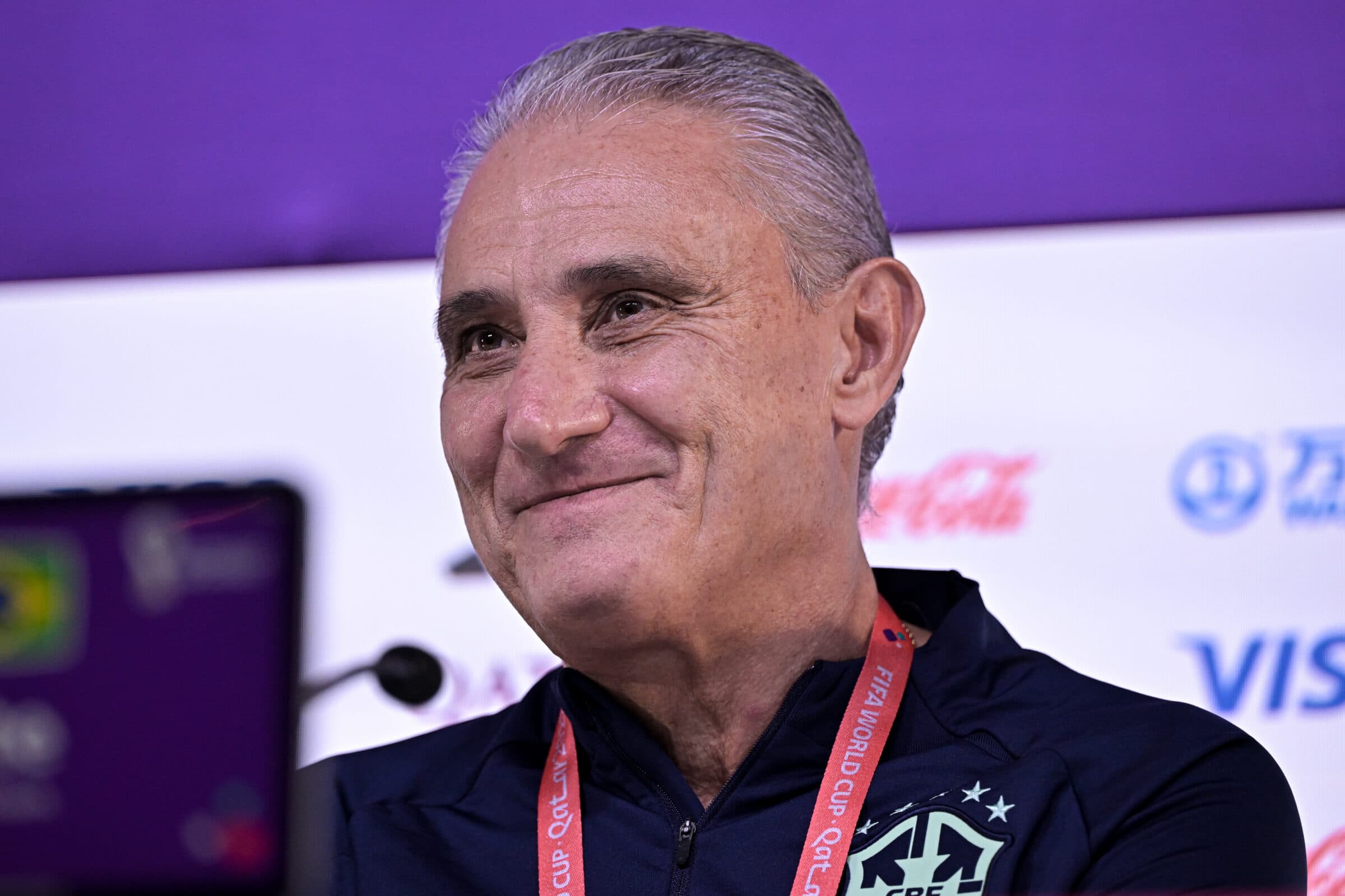Tite em entrevista coletiva da Seleção Brasileira