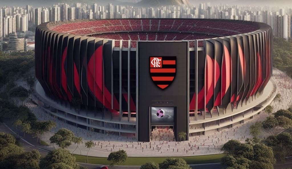estadio do flamengo caixa econômica federal landin