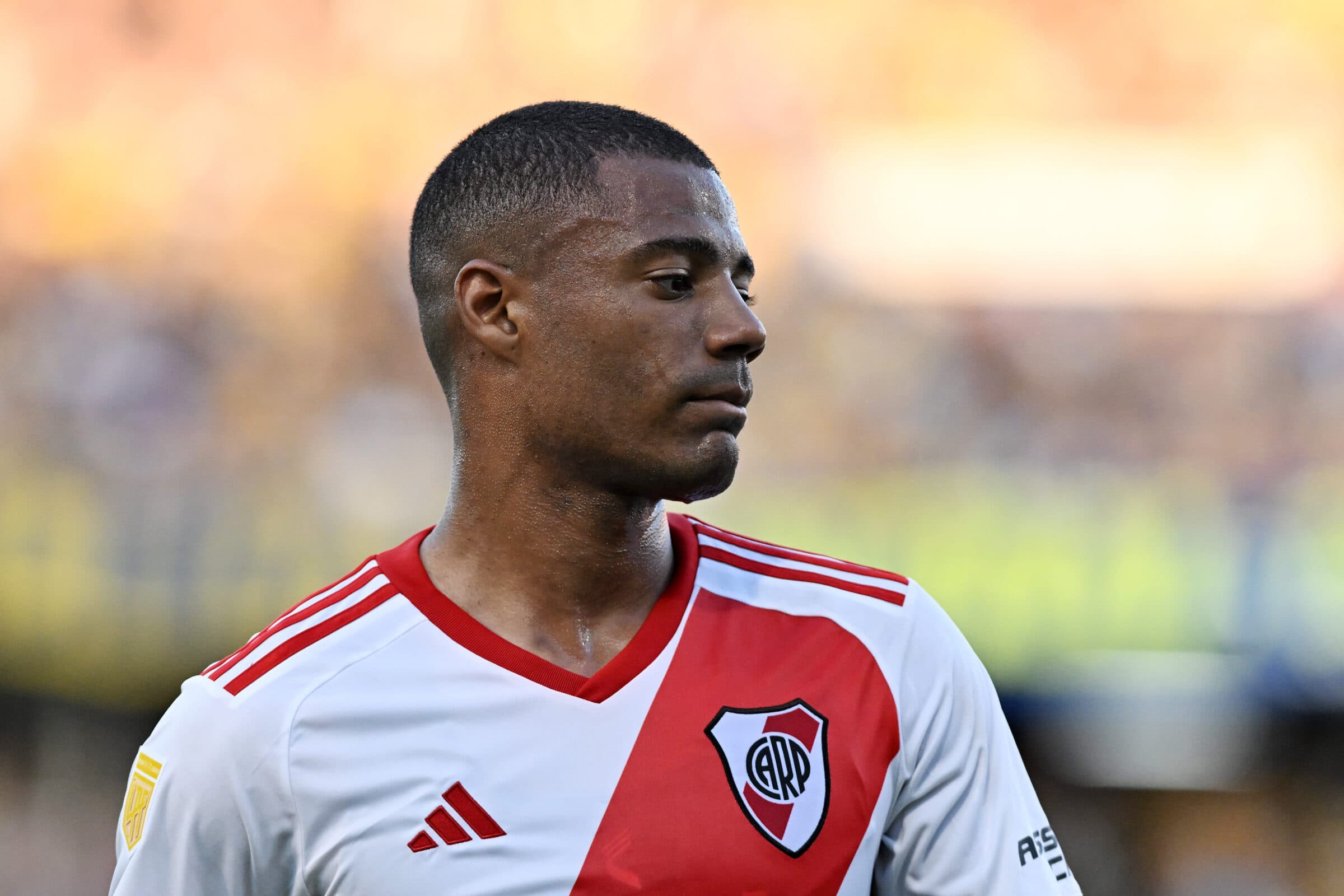 De La Cruz, futuro reforço do Flamengo, em ação pelo River Plate