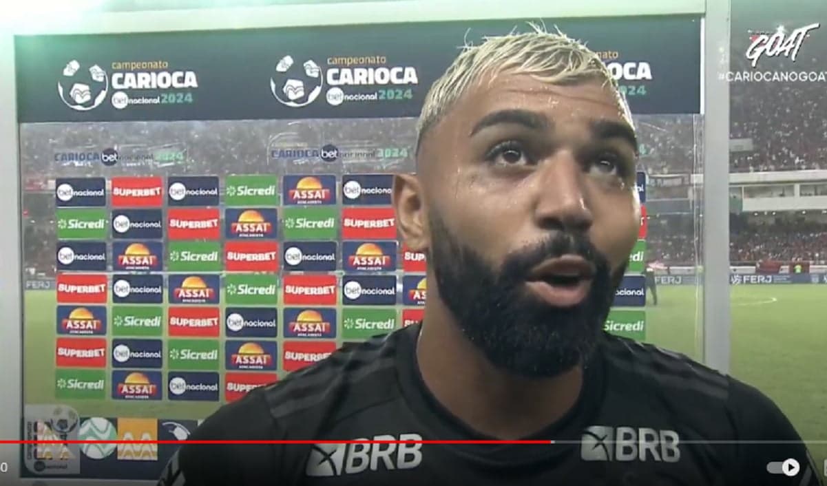 gabigol fala de vitória do flamengo contra sampaio corrêa