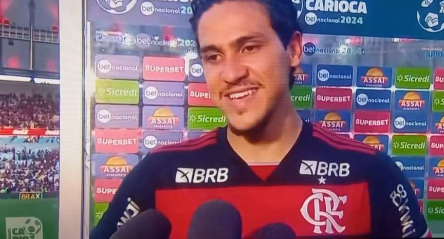 pedro diz que será papai após flamengo vencer fluminense