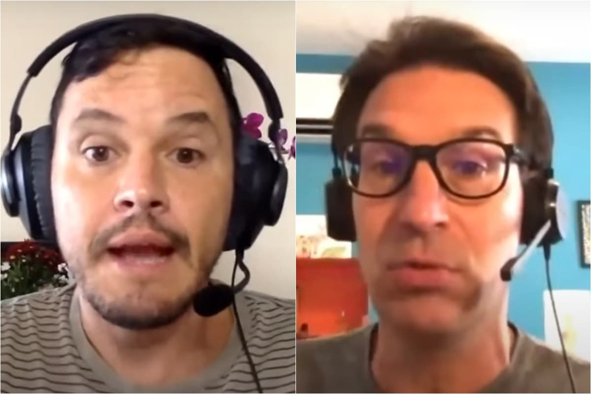 Rodrigo Mattos e Arnaldo Ribeiros discutem após polêmicas em Flamengo x Atlético-GO