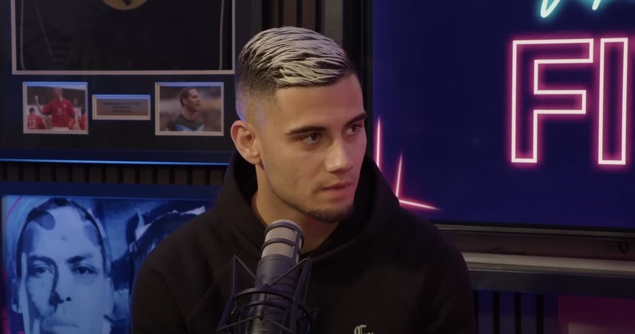 Andreas Pereira em entrevista ao podcast de Rio Ferdinand