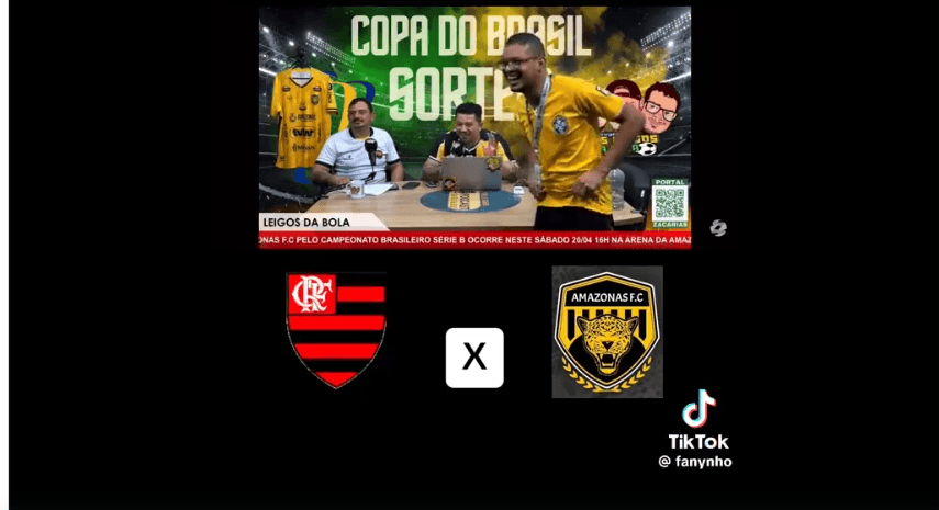 Torcedores do Amazonas vibram com sorteio da Copa do Brasil e comemoram jogo contra o Flamengo em Manaus