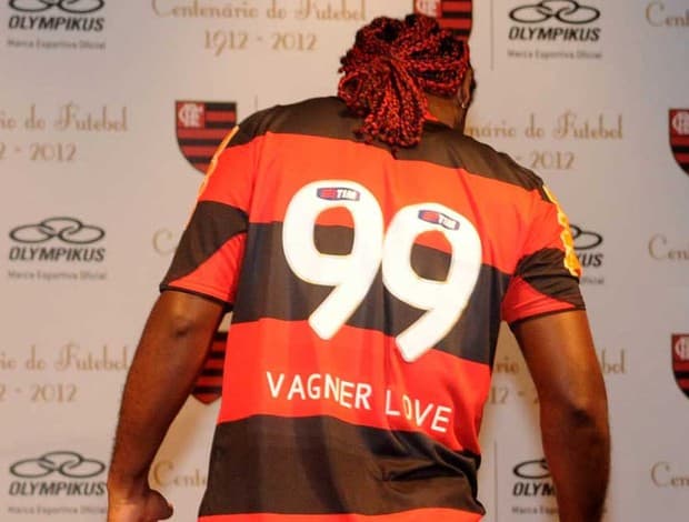 Flamengo Gabigol Vagner Love Novo número de Gabigol 99