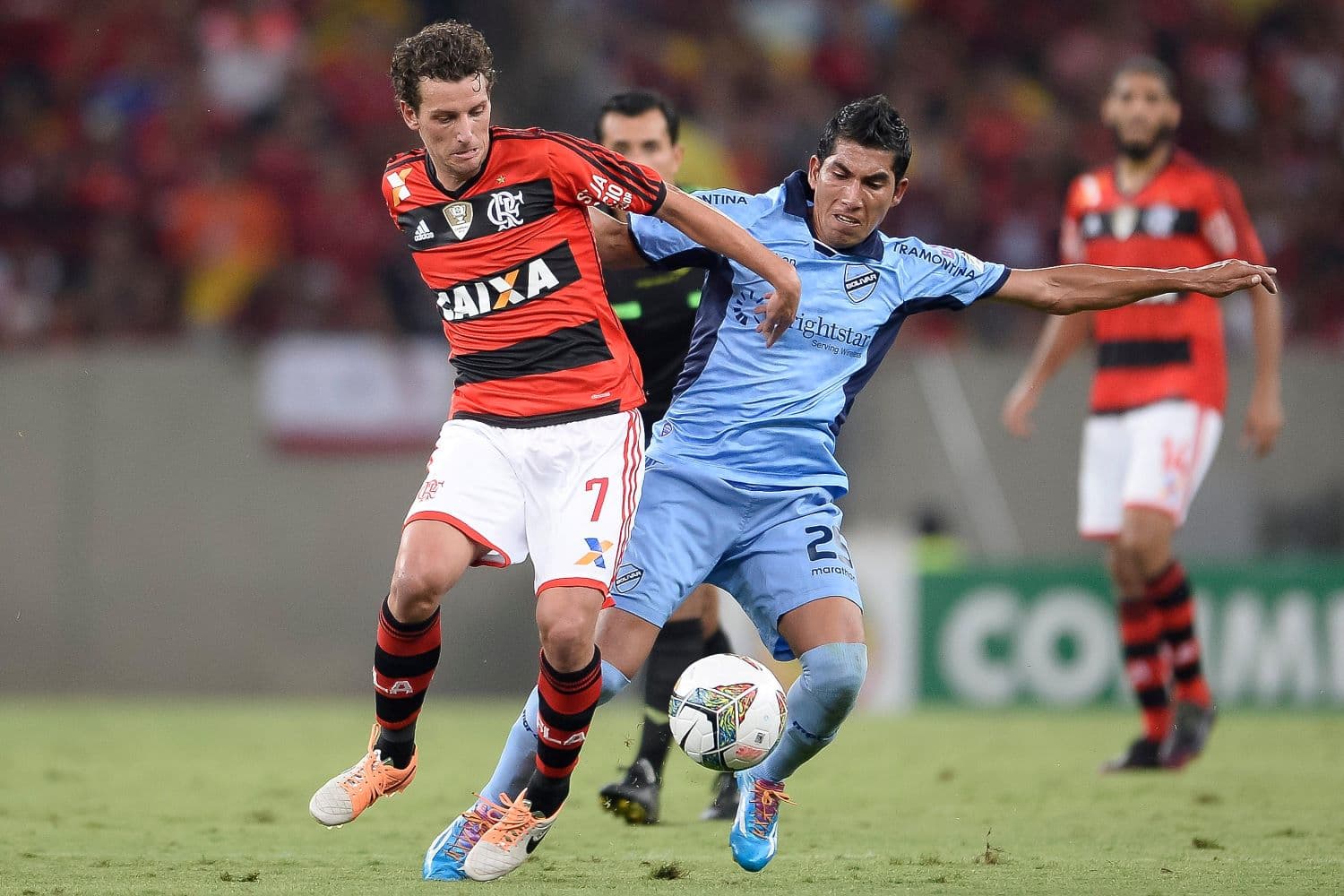 Flamengo x Bolívar, no Maracanã, pela Libertadores, em 2014