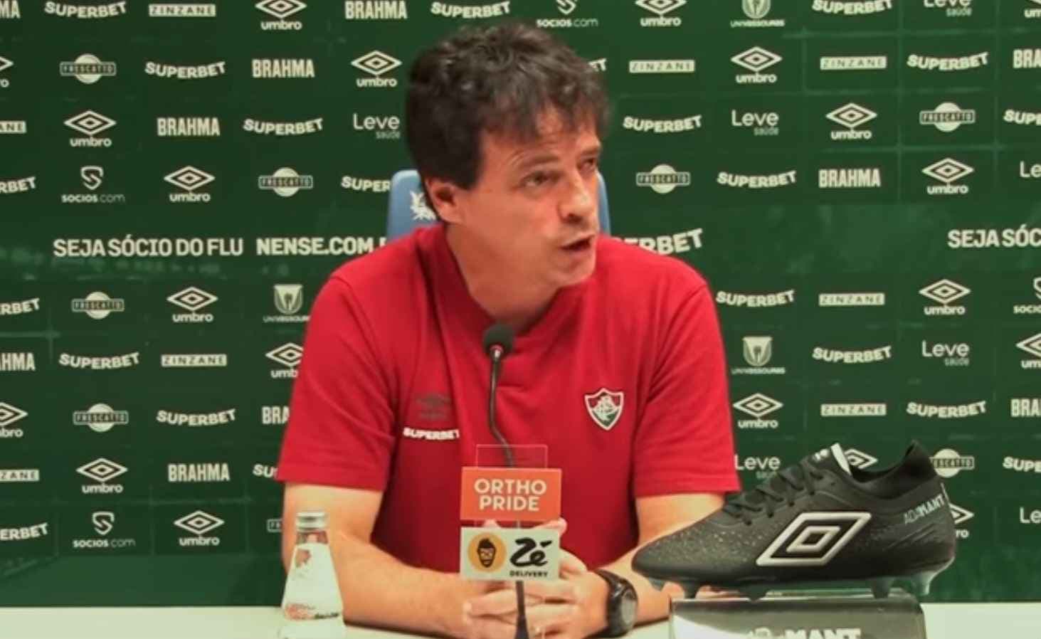 fernando diniz após fluminense e flamengo no maracanã