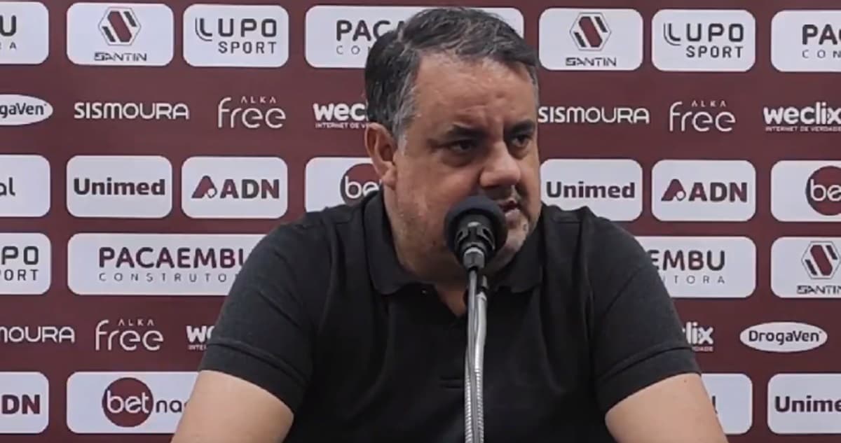 dirigente da ferroviária fala de saída de técnico para o flamengo