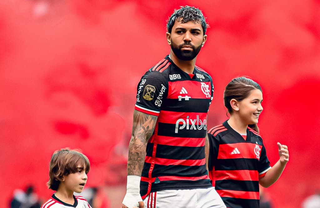 Gabriel foi decisivo contra o Atlético-MG, no primeiro jogo da final da Copa do Brasil 2024