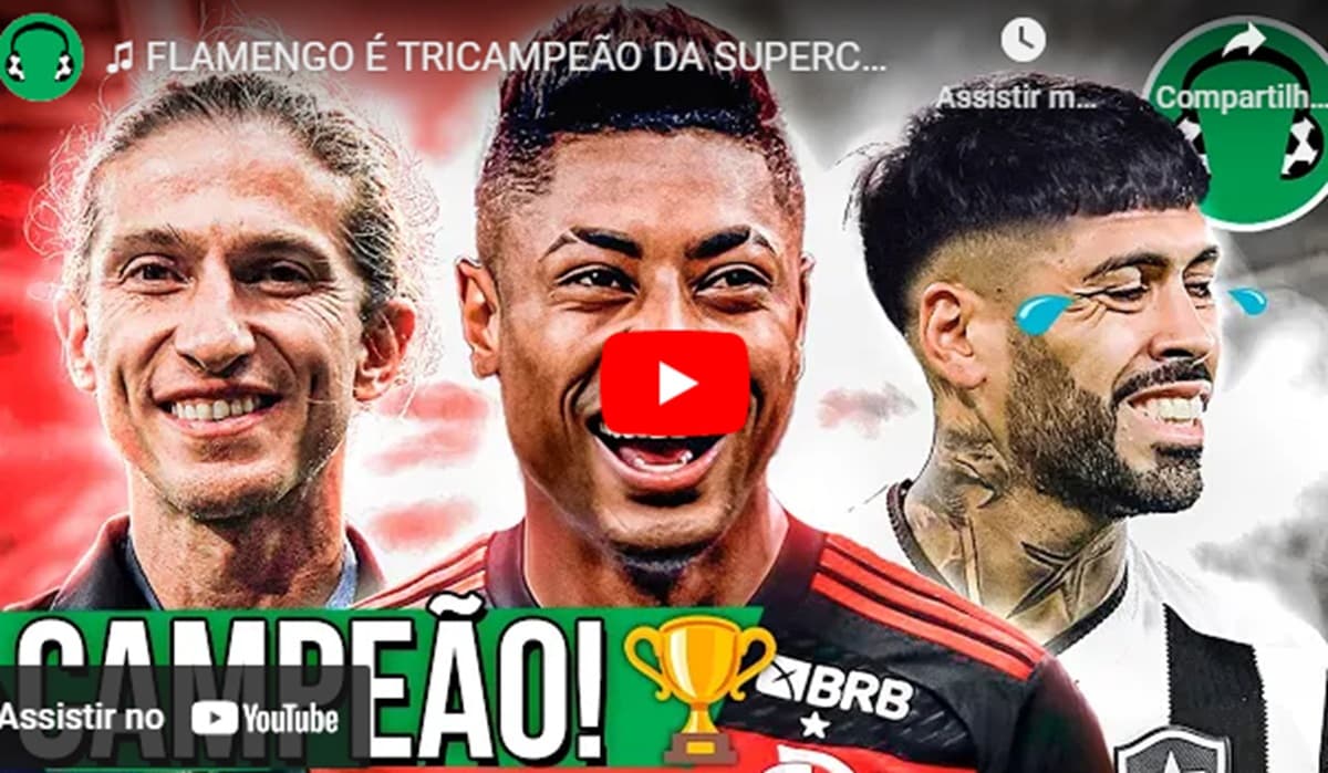 flamengo campeão da supercopa do brasil futparódias