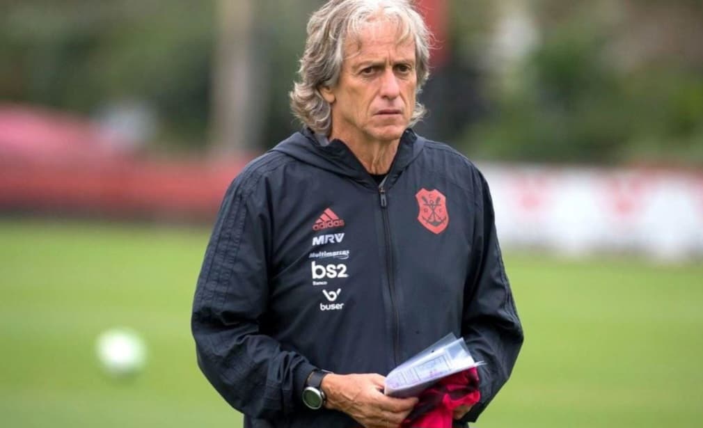 Jorge Jesus no Ninho do Urubu
