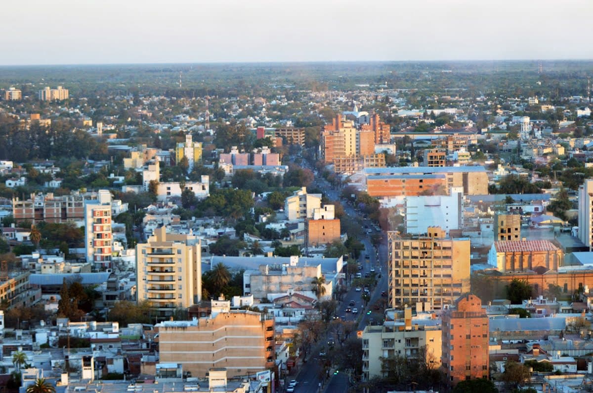 A cidade de Santiago del Estero, na Argentina