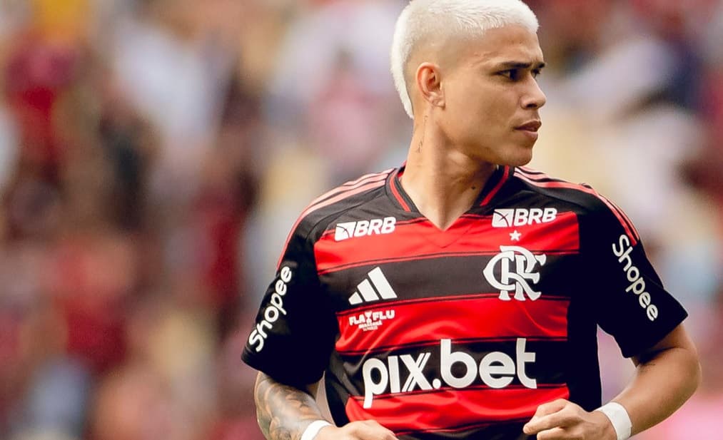 luiz araújo em jogo do flamengo contra o fluminense