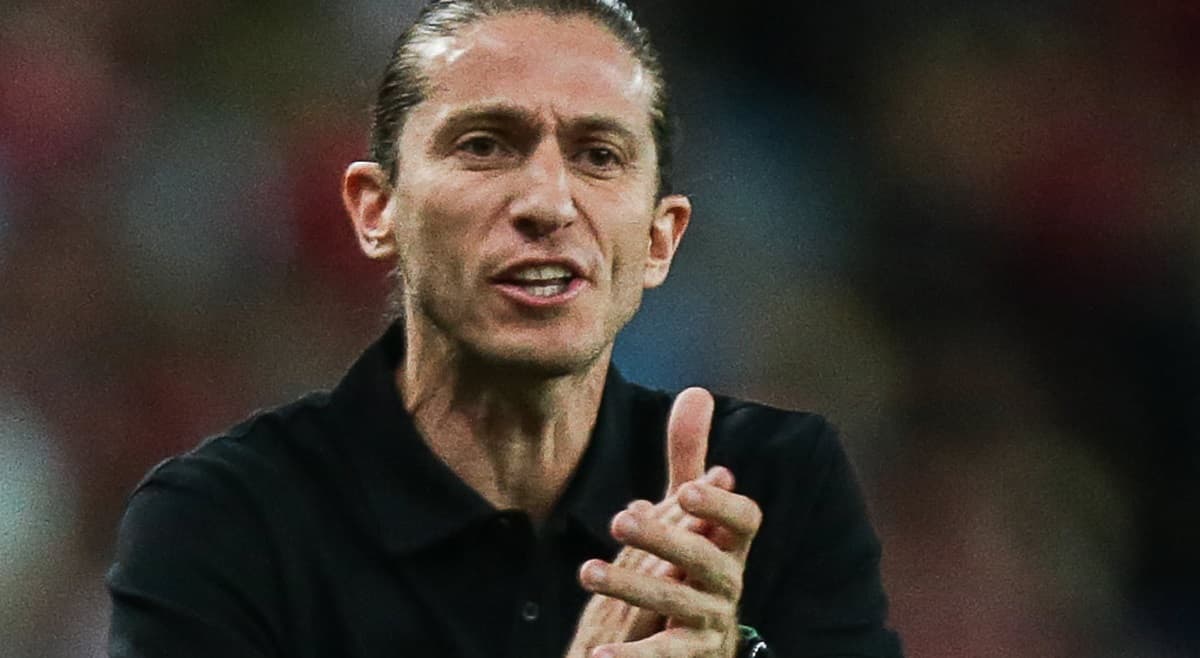 filipe luís após classificação do flamengo no maracanã