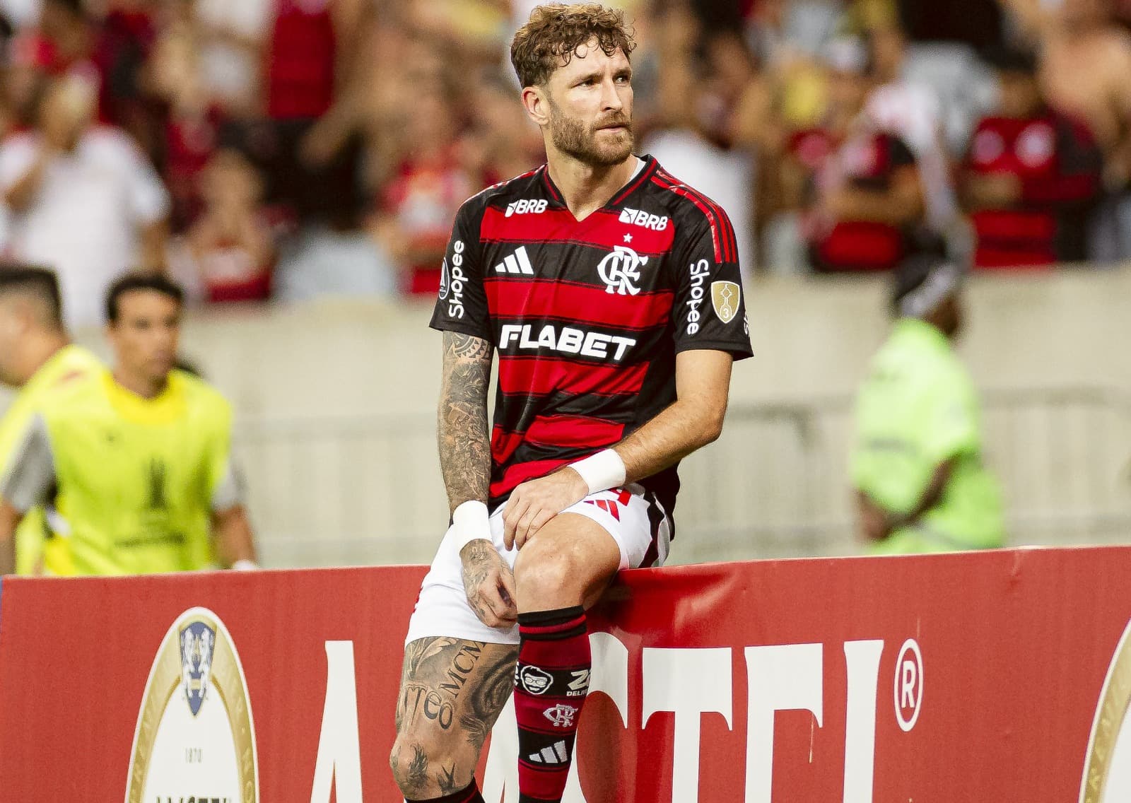 Léo Pereira Flamengo x Deportivo Táchira Libertadores