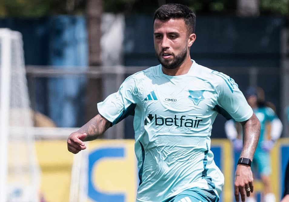 Matheus Henrique desfalques Cruzeiro contra Flamengo