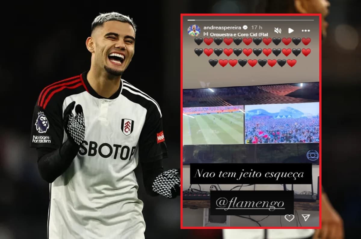 andreas pereira vibra com vitória do flamengo sobre chelsea