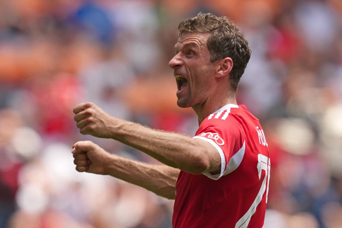Thomas Müller comemora gol do Bayern sobre o Auckland City