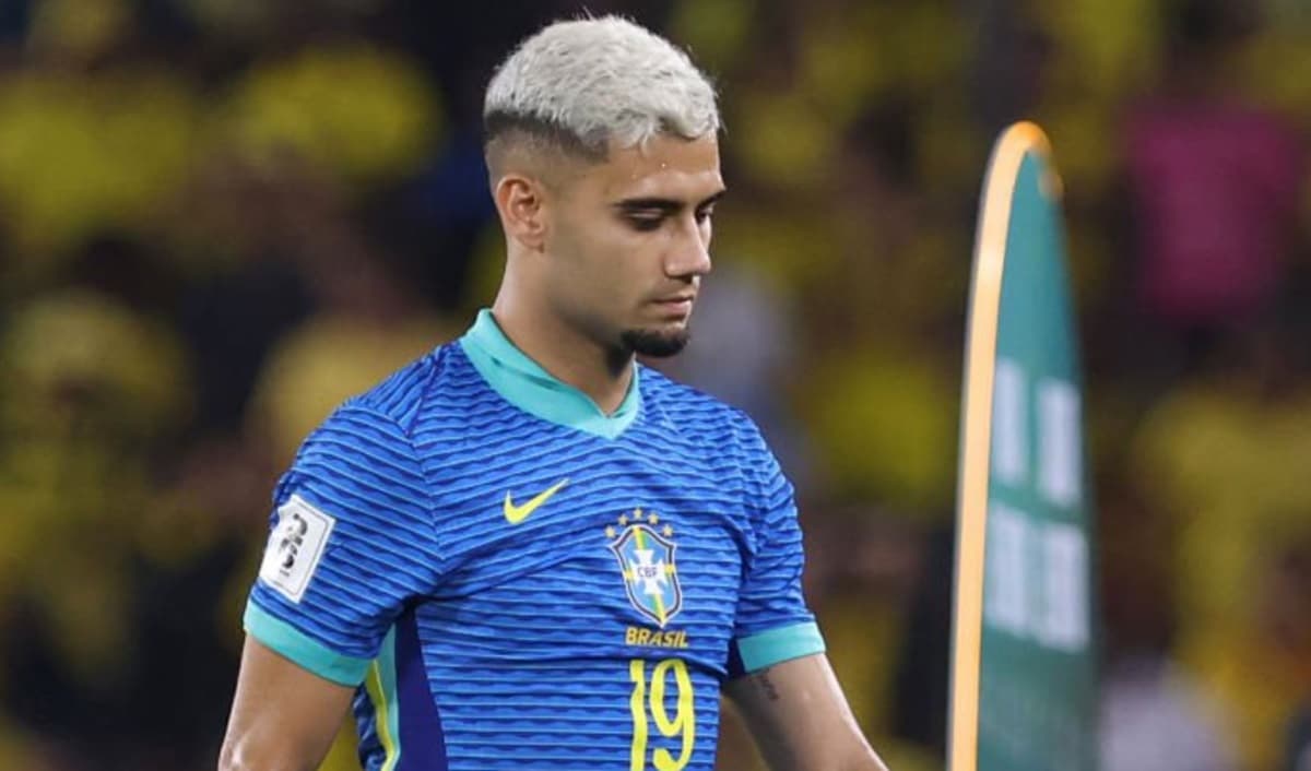andreas pereira ex-flamengo em jogo da seleção brasileira