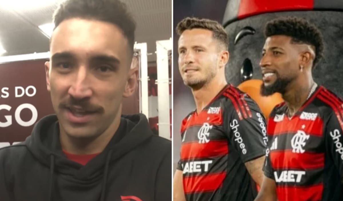 léo ortiz saúl e emerson royal em jogo do flamengo mundobola yago martins
