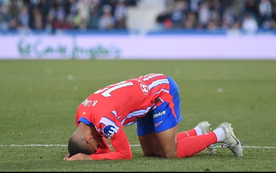 Samuel Lino pelo Atlético de Madrid