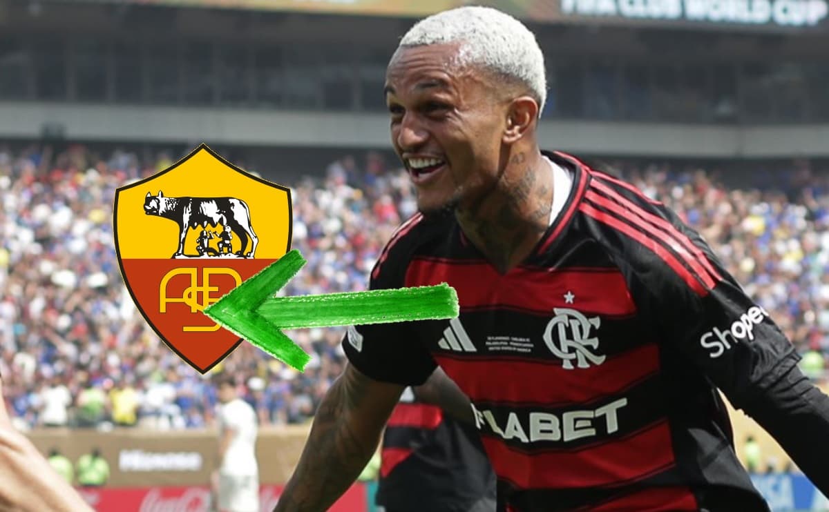 wesley deve deixar flamengo para jogar na roma da itália