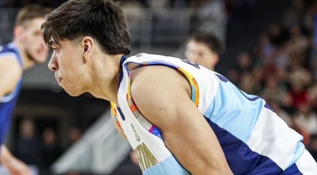 Alex Negrete em quadra pela Seleção Argentina