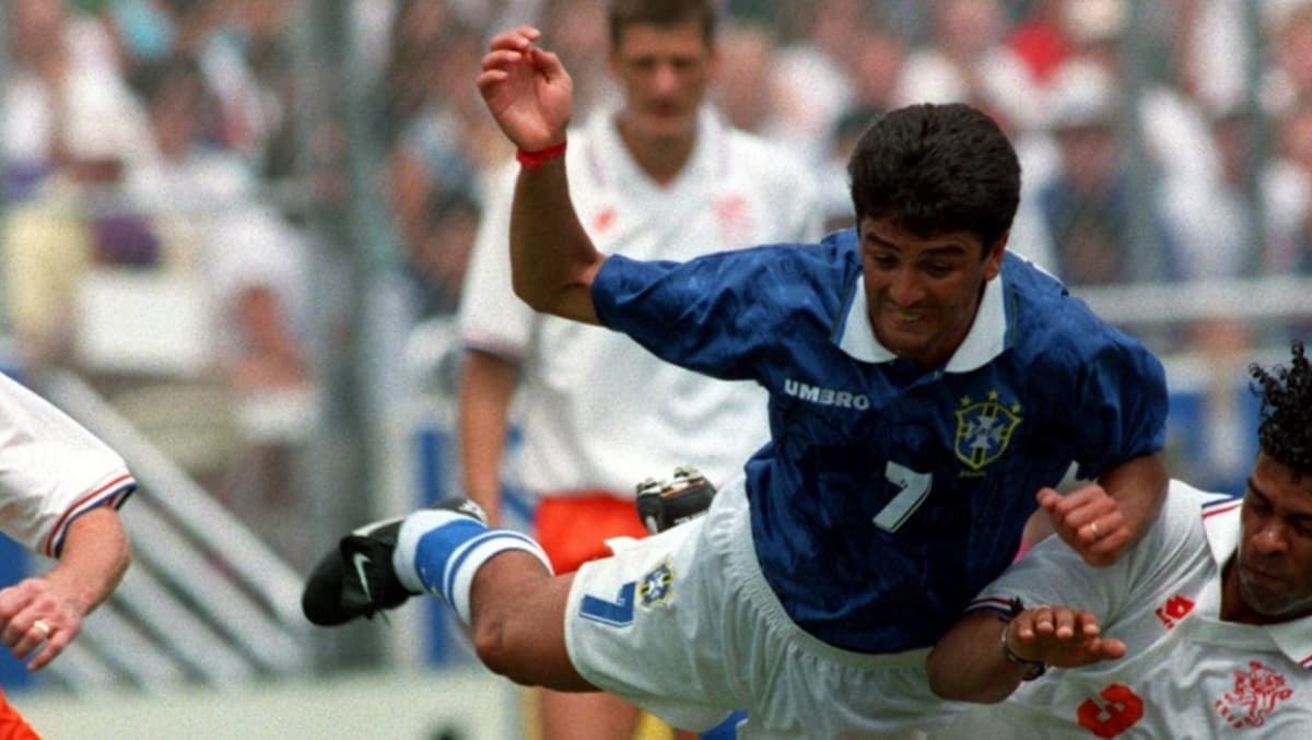 bebeto ex-flamengo e vitória em jogo da seleção brasileira