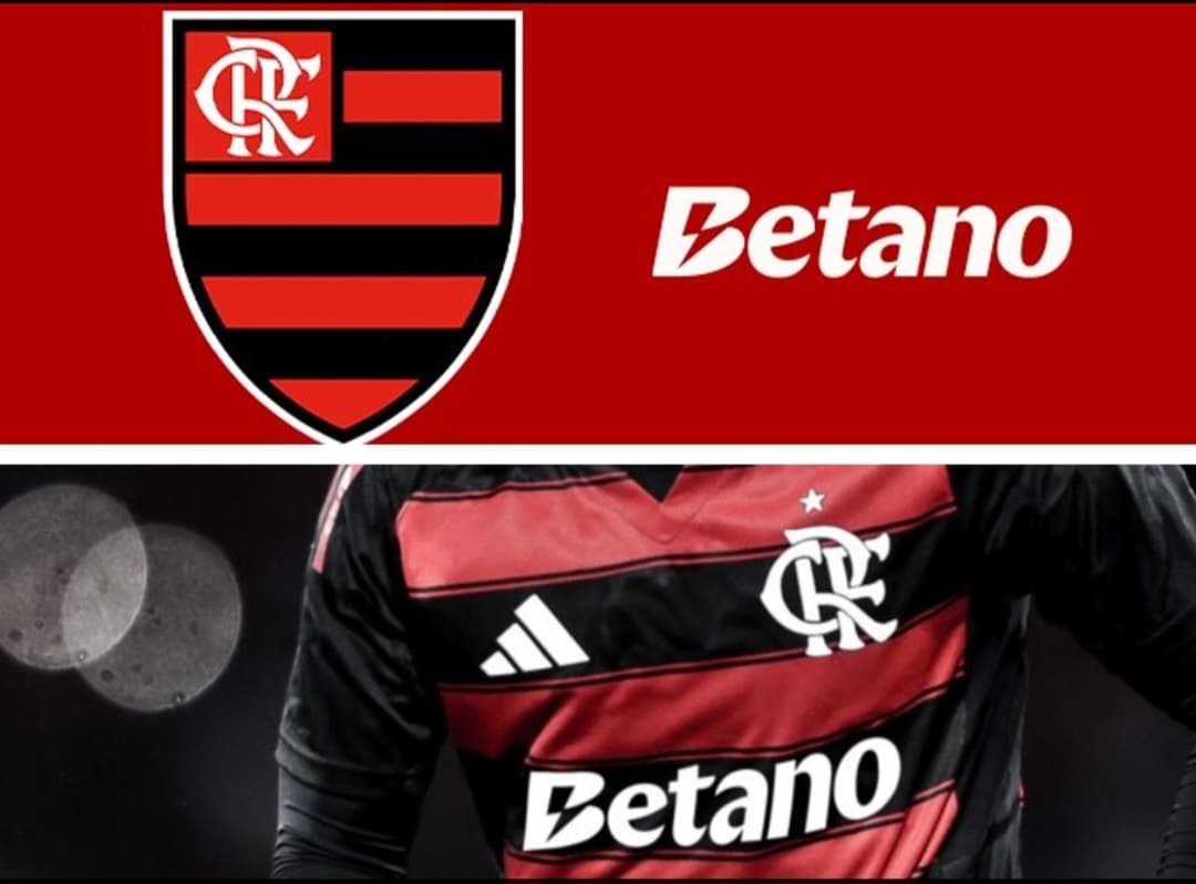 Betano estampa Flamengo
