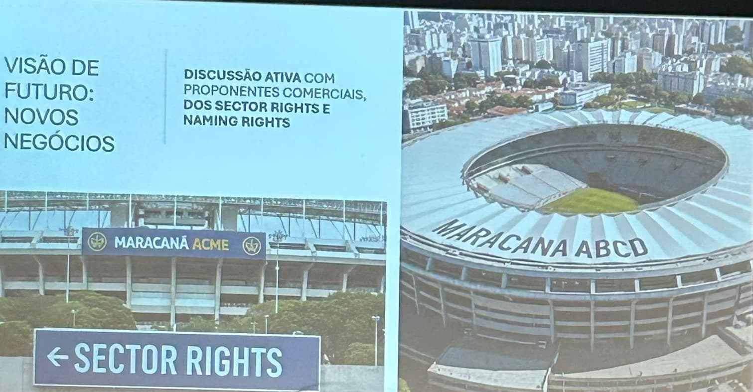 Flamengo faz apresentação sobre projeto para a venda dos naming rights do Maracanã