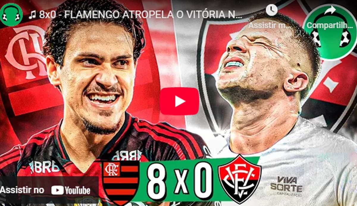 futparódias cria música sobre show do flamengo contra vitória