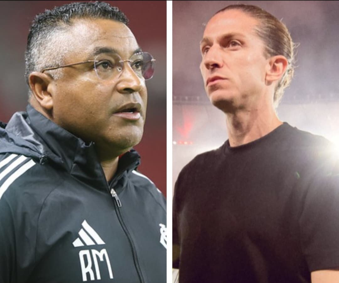 Roger Machado e Filipe Luís travam batalha em Flamengo x Internacional
