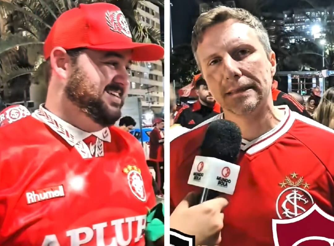 Torcedores do Internacional reagem a questionamento do MundoBola Flamengo