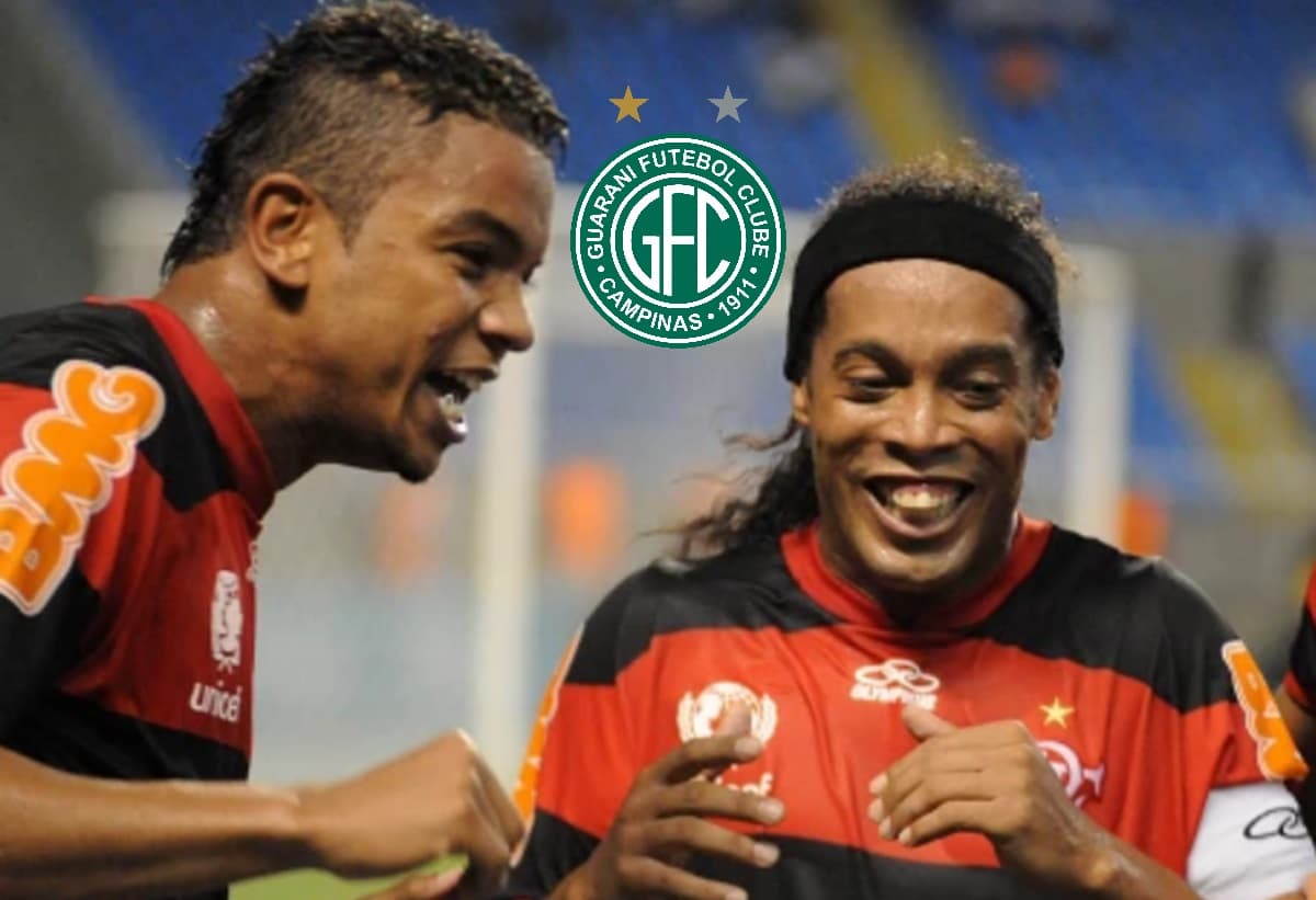 david braz em jogo do flamengo com ronaldinho zagueiro vai jogar no guarani