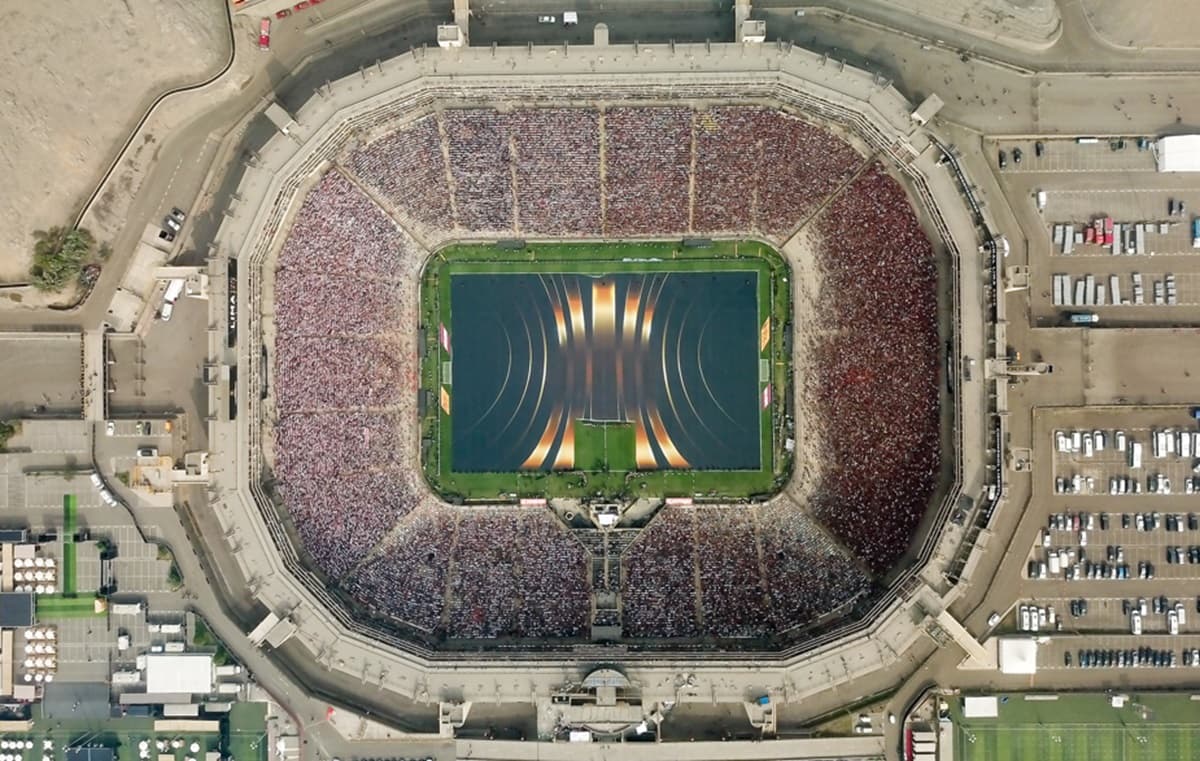 Estádio da final da Libertadores em 2019 entre River Plate e Flamengo
